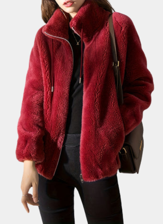 Beatrice | Cozy Teddy Fleece Zip Jacket