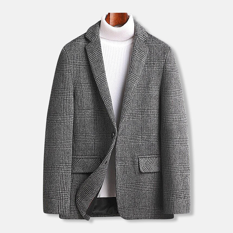 Alban | Plaid Wool Blend Jacket