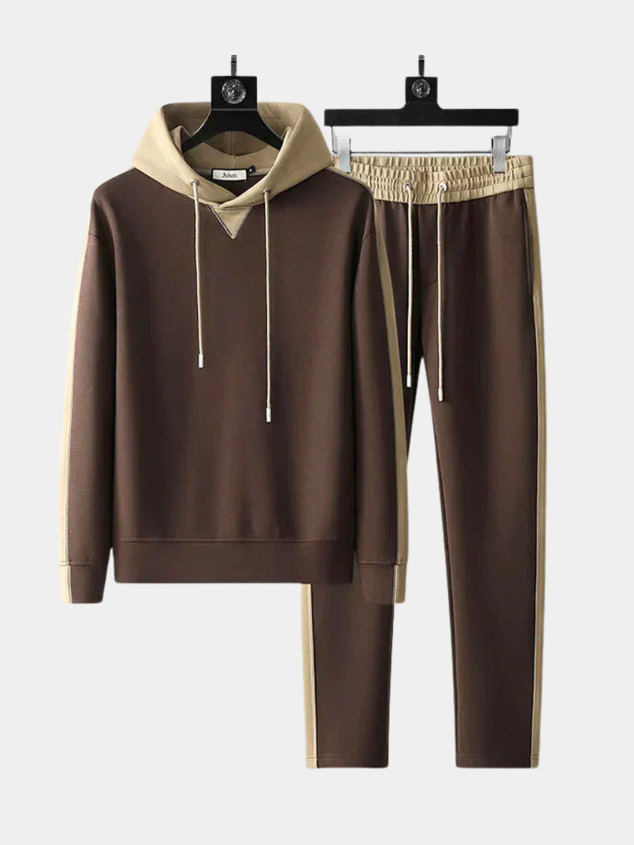 Two-Tone Hoodie Set