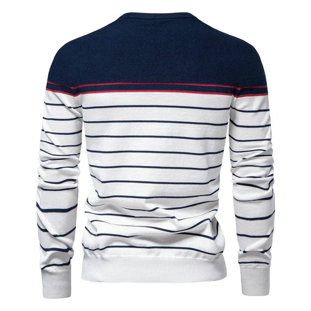 Men's Striped Sweater - Montaracrest