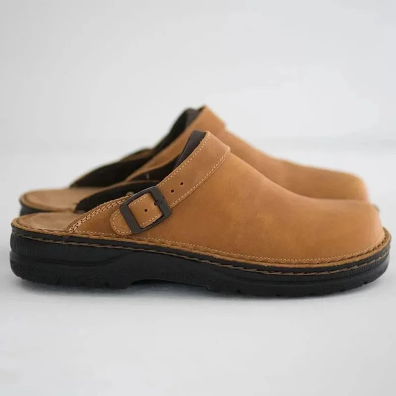 Montaracrest Maurel comfort support sandals with wide straps and cushioned soles, ideal for casual wear and all-day comfort.