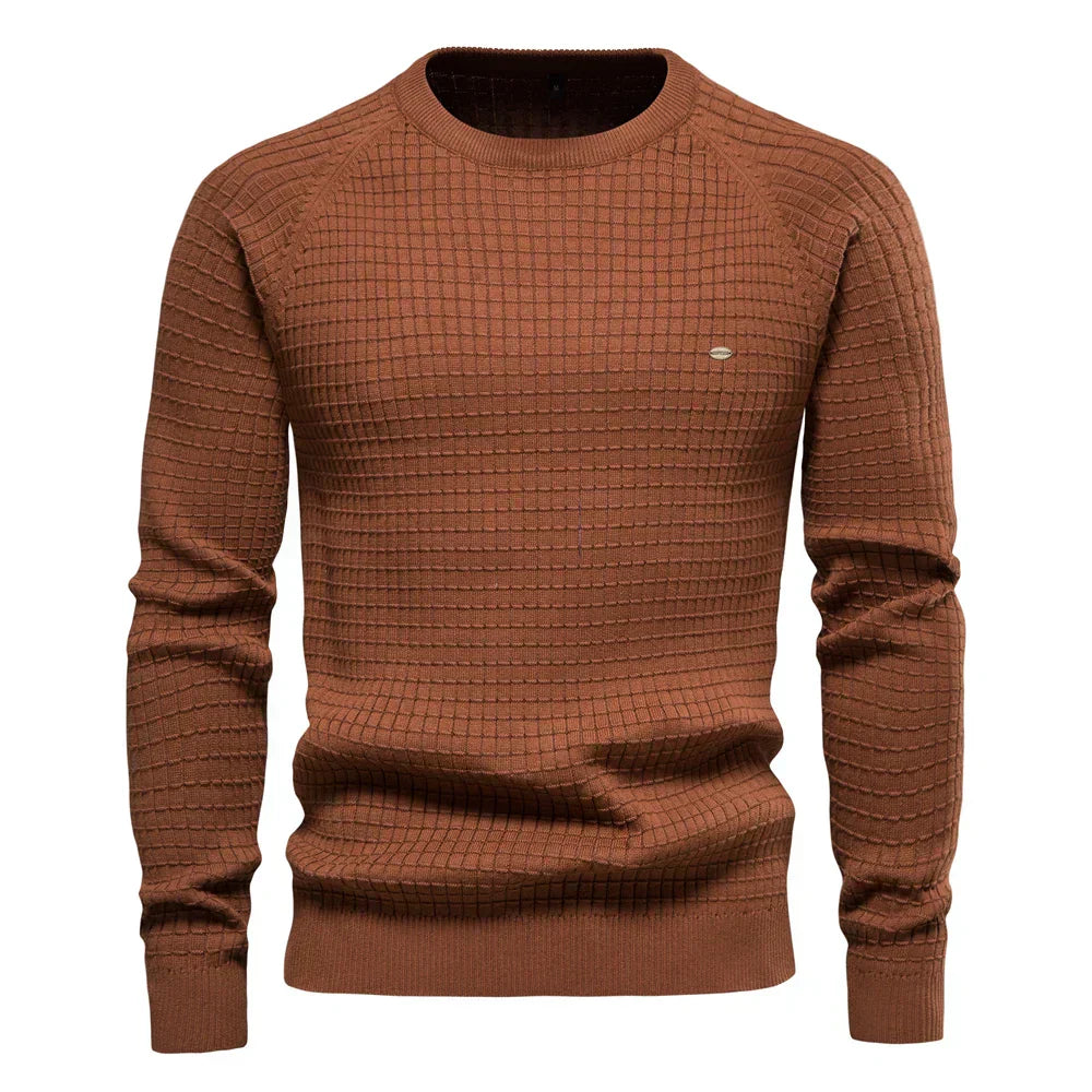 Men's Diamond Pattern Pullover