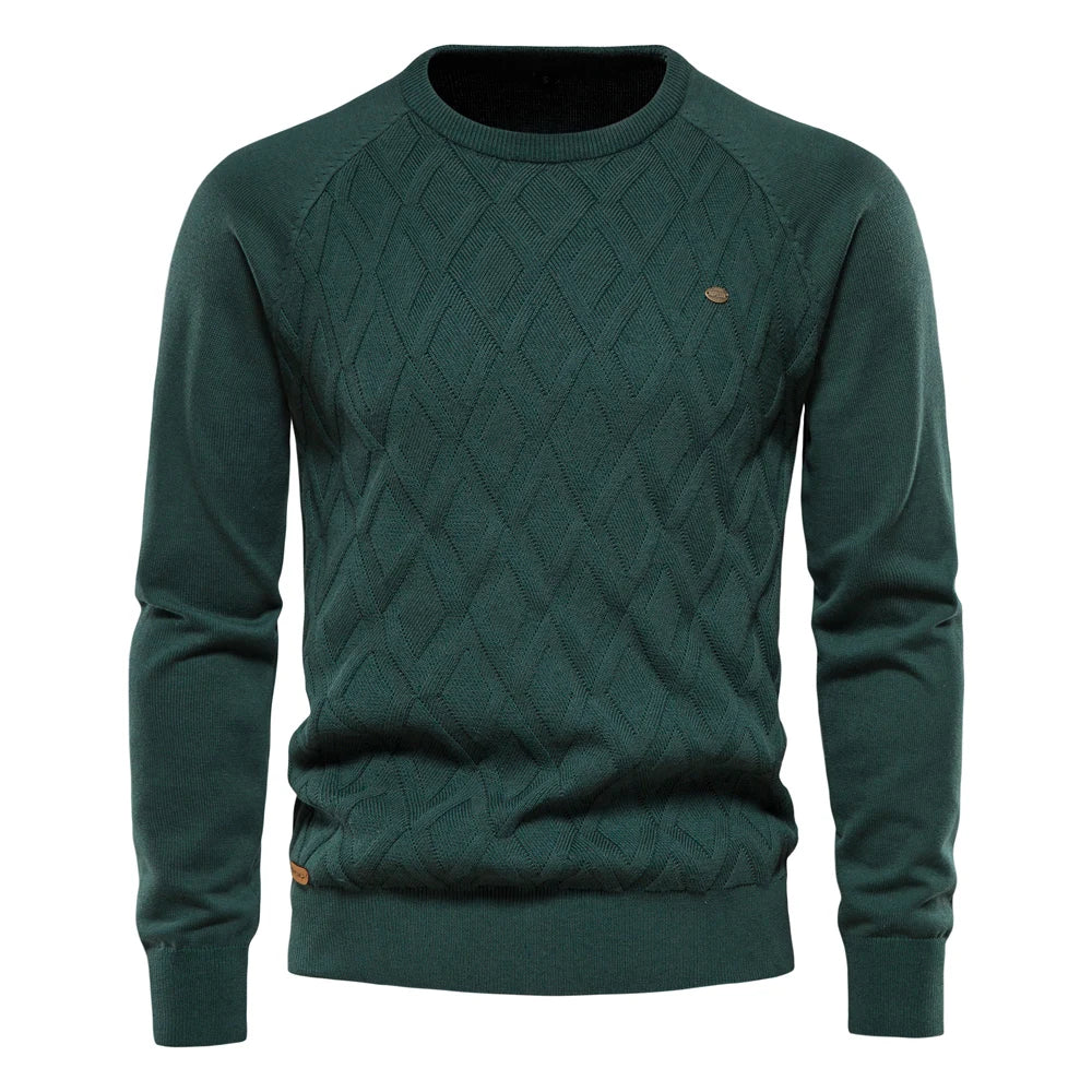 Men's Checked Pullover - Montaracrest
