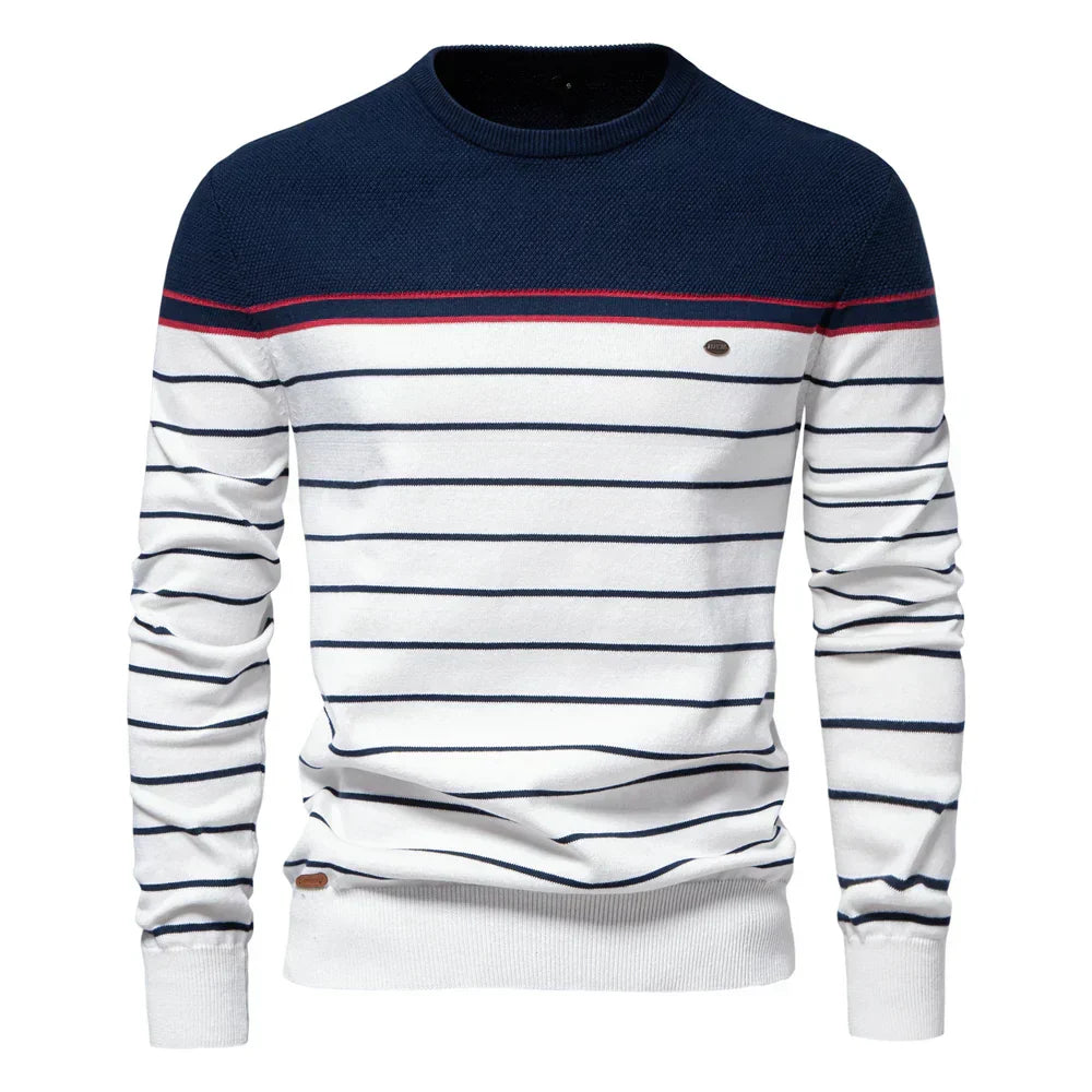 Men's Striped Sweater - Montaracrest