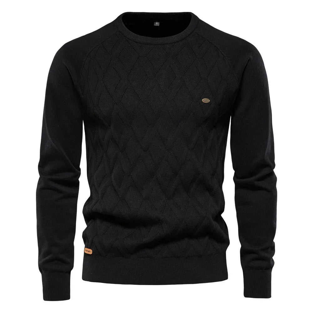 Men's Checked Pullover - Montaracrest