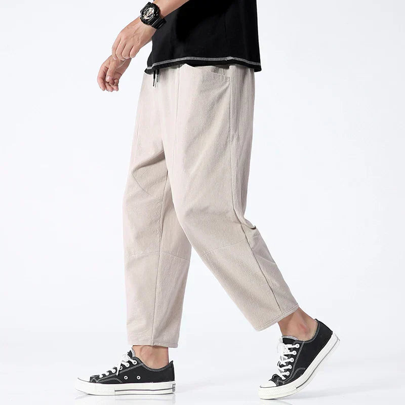 Taro | Cotton-Linen Blend Pants