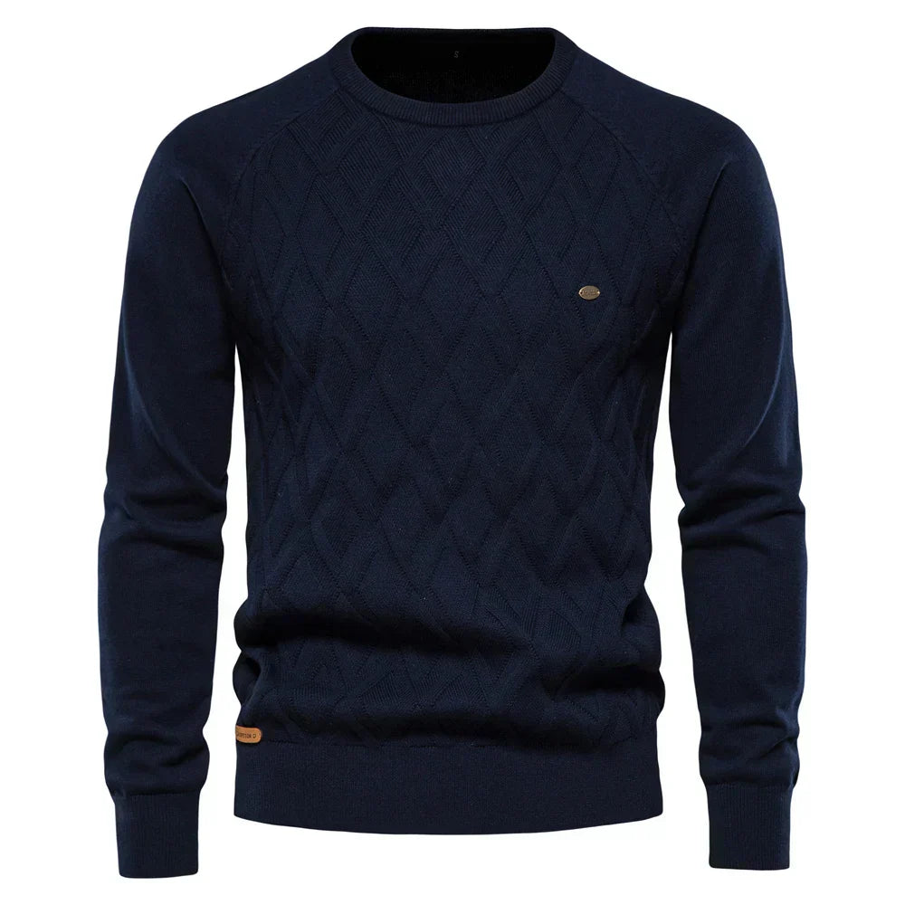Men's Checked Pullover - Montaracrest