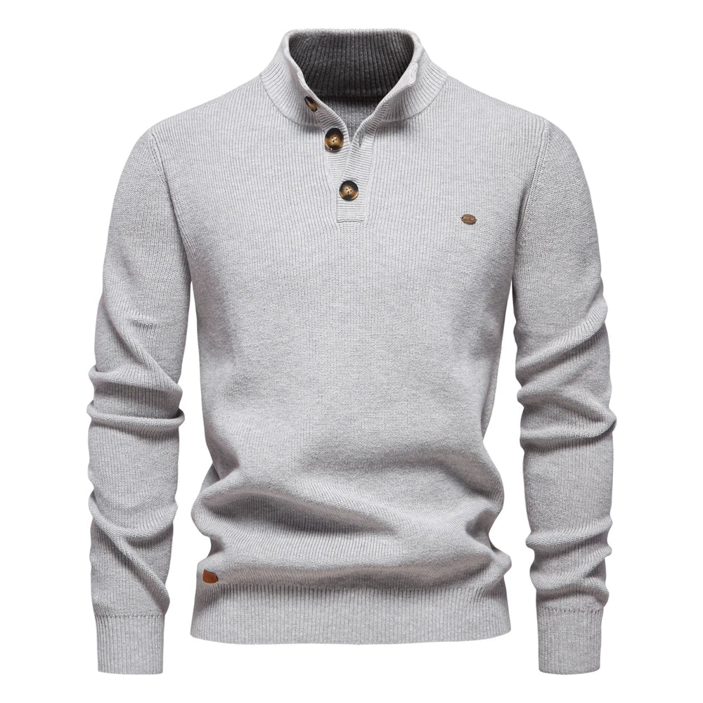 Men's Button-Up Pullover