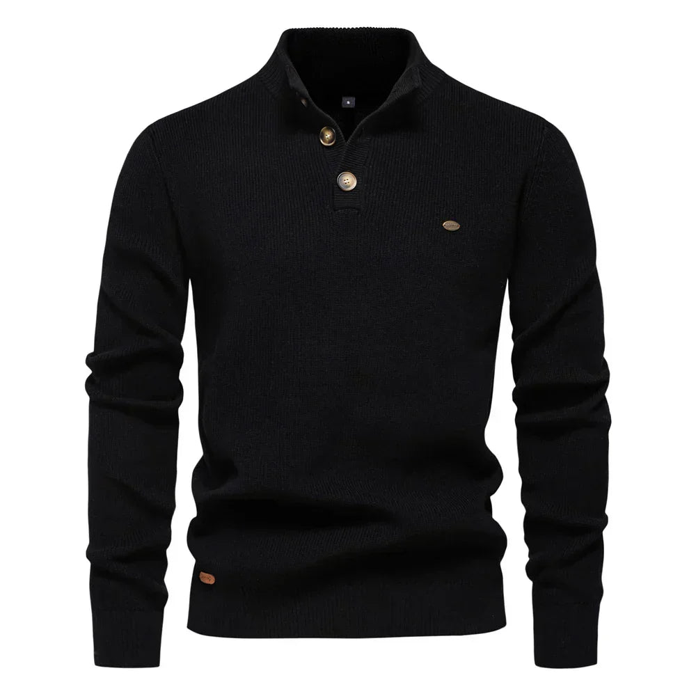 Men's Button-Up Pullover