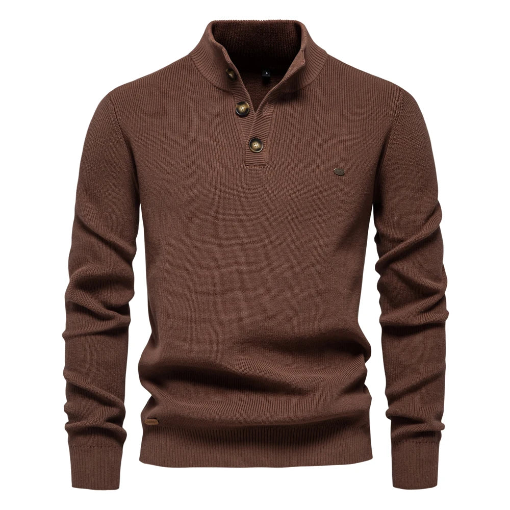 Men's Button-Up Pullover