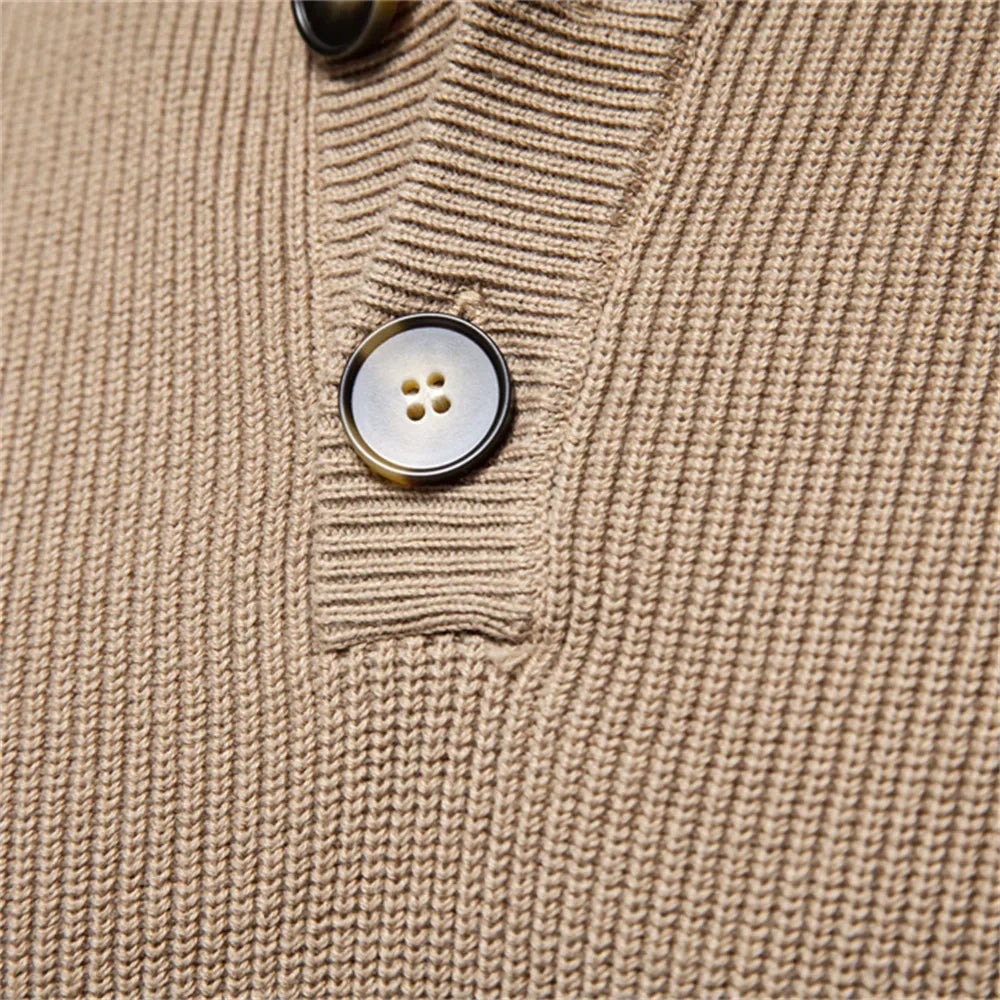 Men's Button-Up Pullover