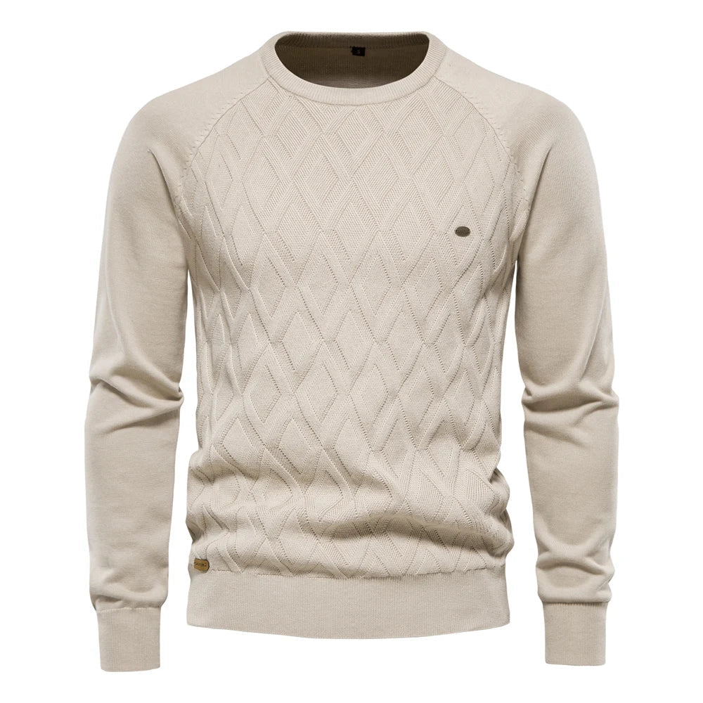 Men's Checked Pullover - Montaracrest