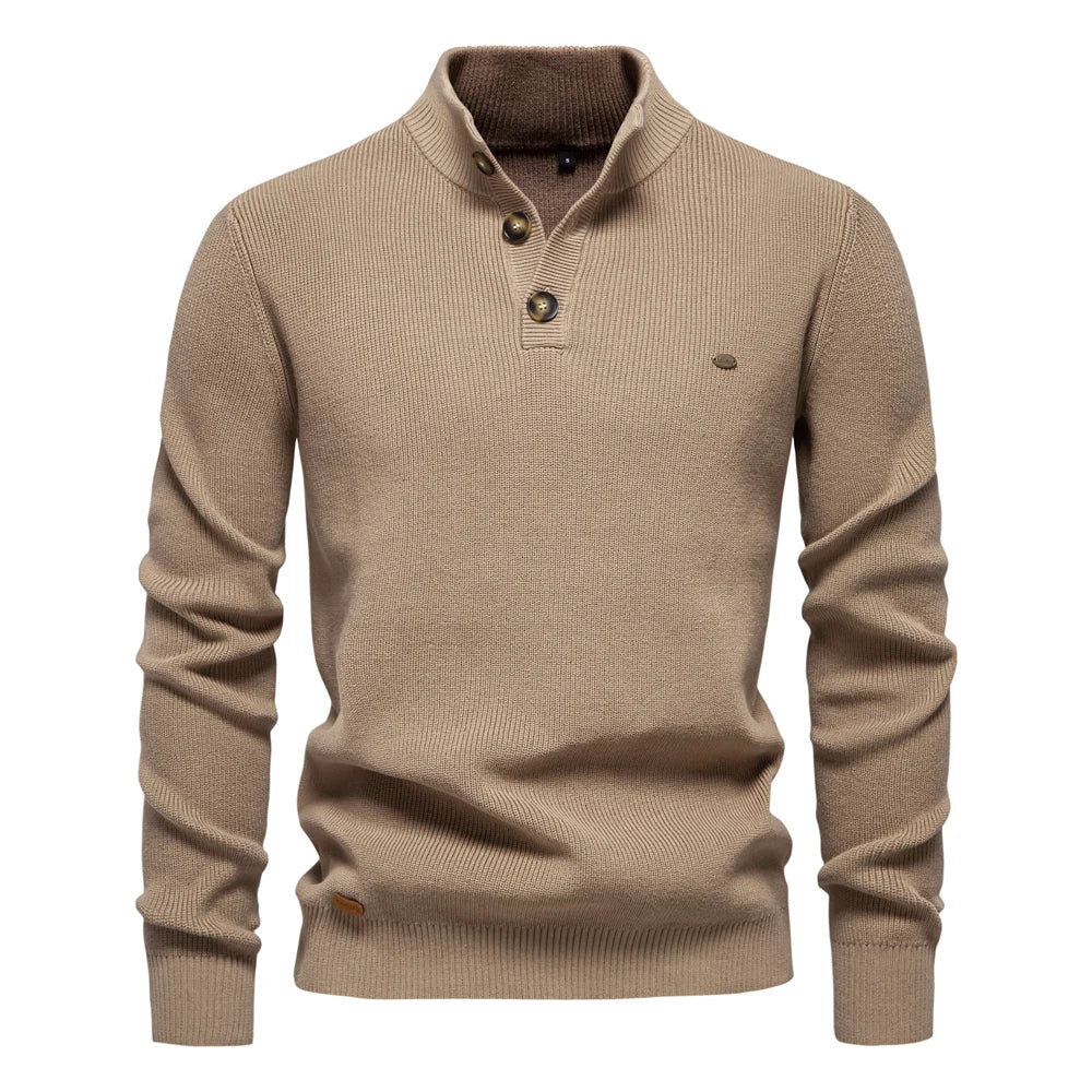 Men's Button-Up Pullover