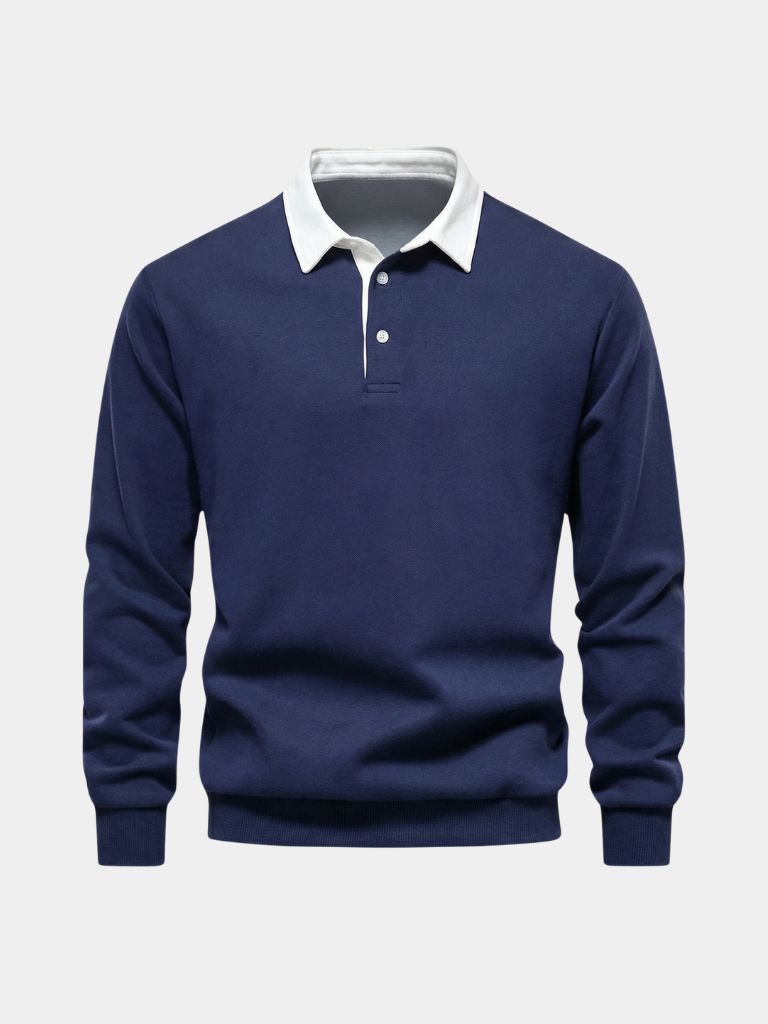 Montaracrest Polo Essenziale polo in classic design, featuring a collar and button placket, displayed on a plain background.