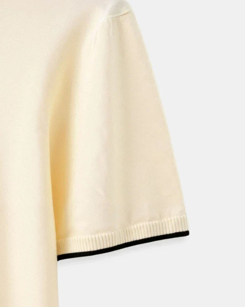 Personalized Piqué Polo with Contrasting Accents - Montaracrest