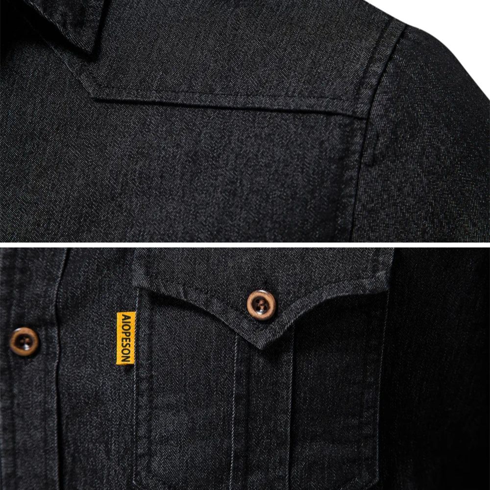 Stylish Slim Fit Denim Shirt