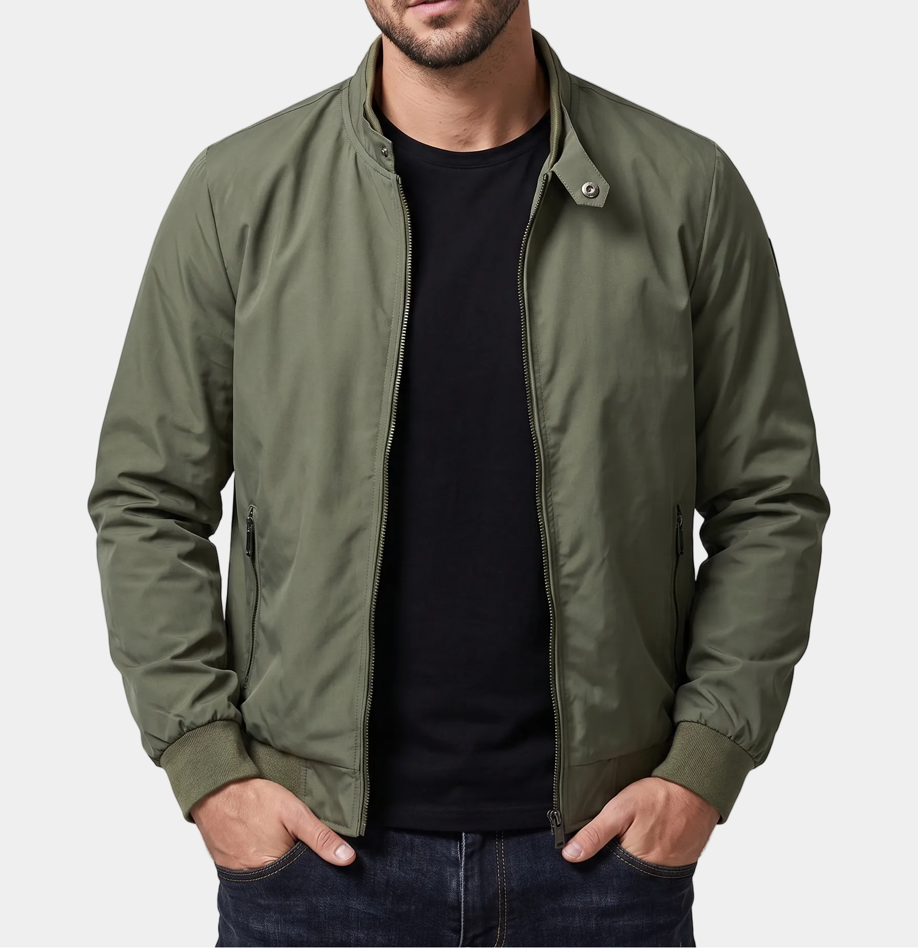Stealth Onyx – Bomber Antivento Slim Fit