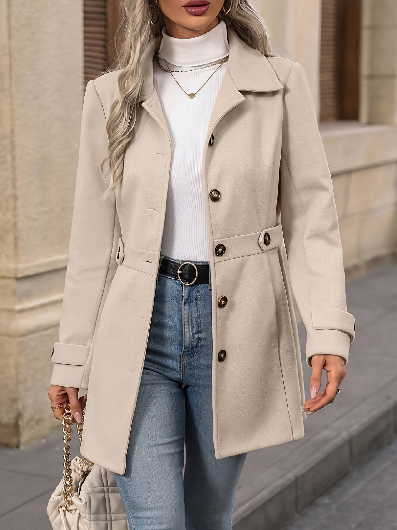 Sienna | Tailored Button-Up Winter Coat