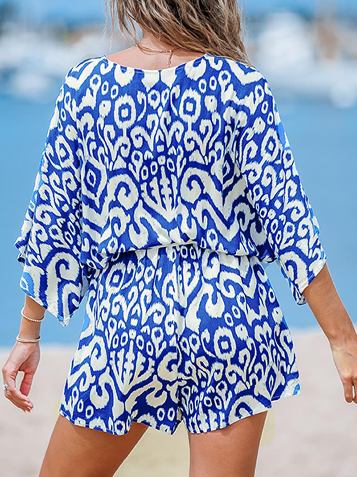 Vina | Lace-Up Chic Jumpsuit