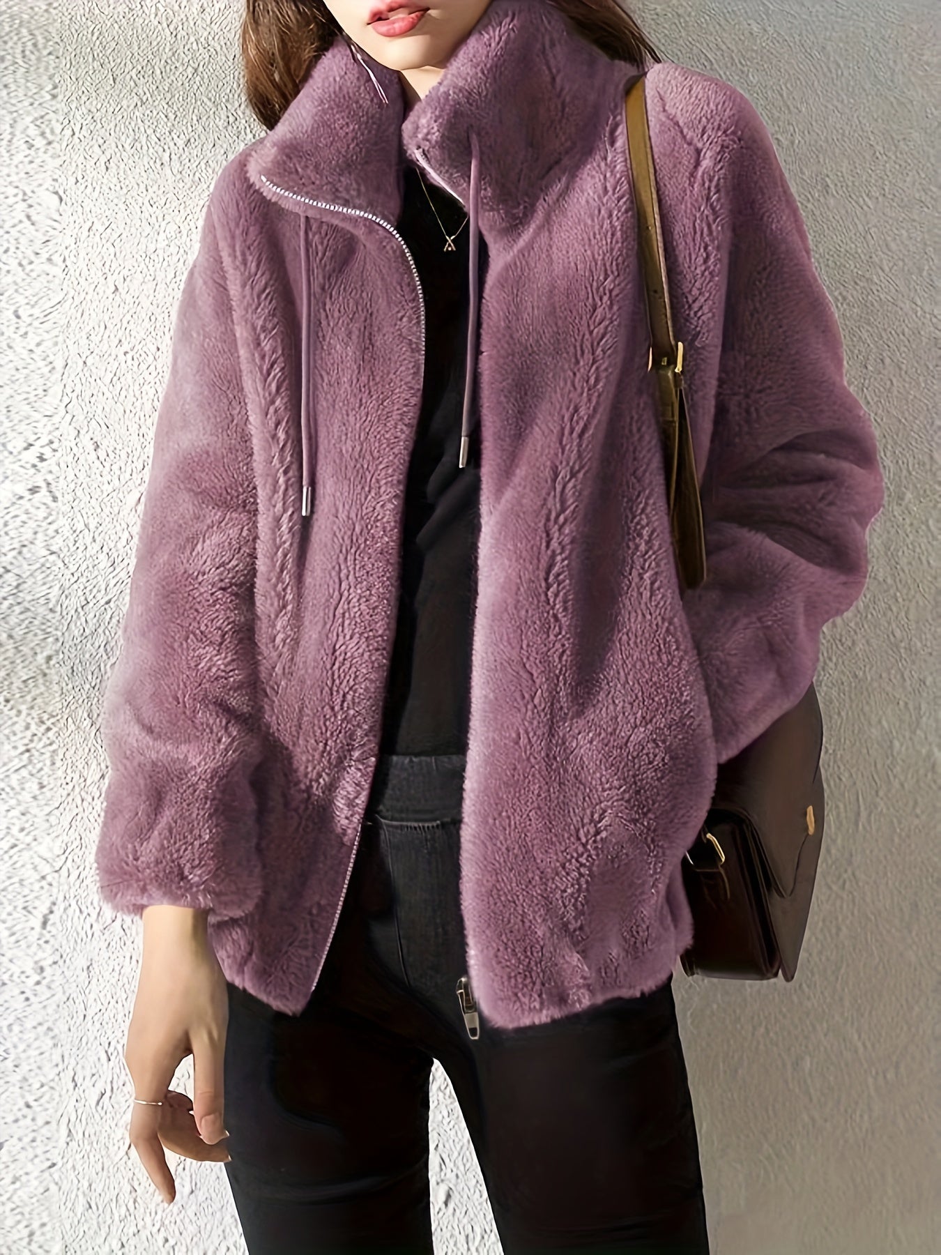 Beatrice | Cozy Teddy Fleece Zip Jacket