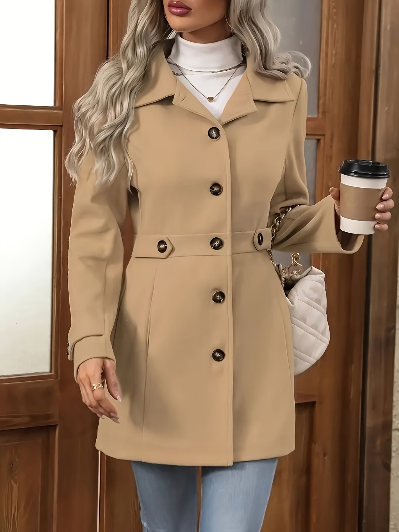 Sienna | Tailored Button-Up Winter Coat