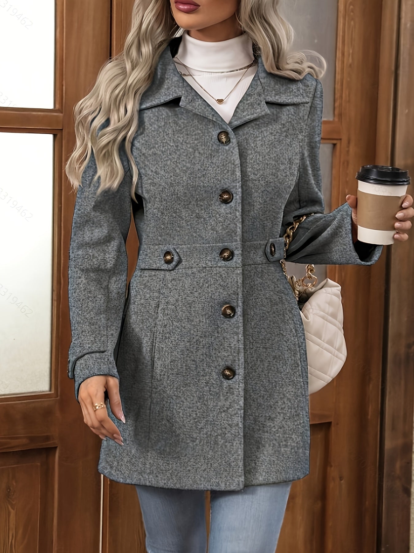 Sienna | Tailored Button-Up Winter Coat
