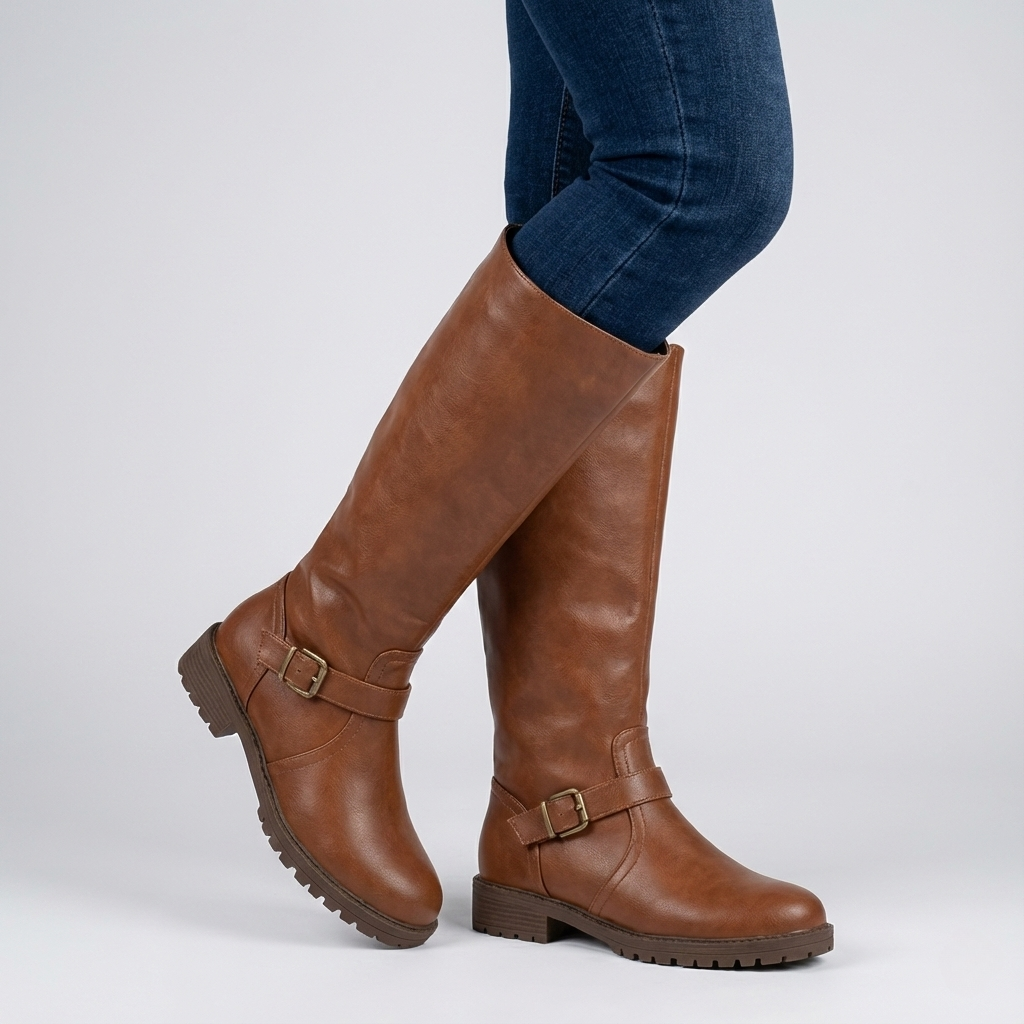 Elsie™ | Elegant Women's Low Heel Boots