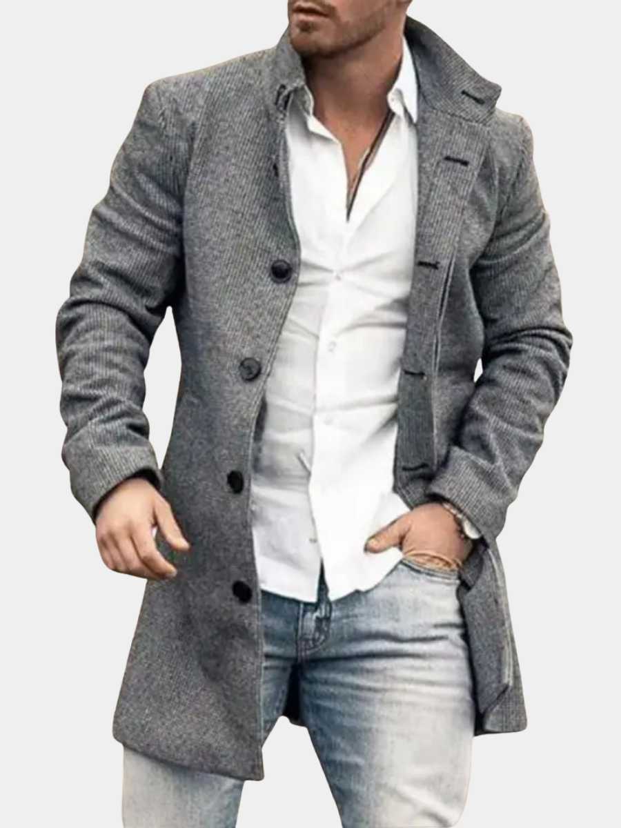 Men's Elegant Coat - Timeless Style and Sophistication