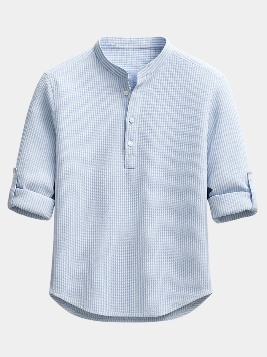 Cotton and Linen Blend Shirt