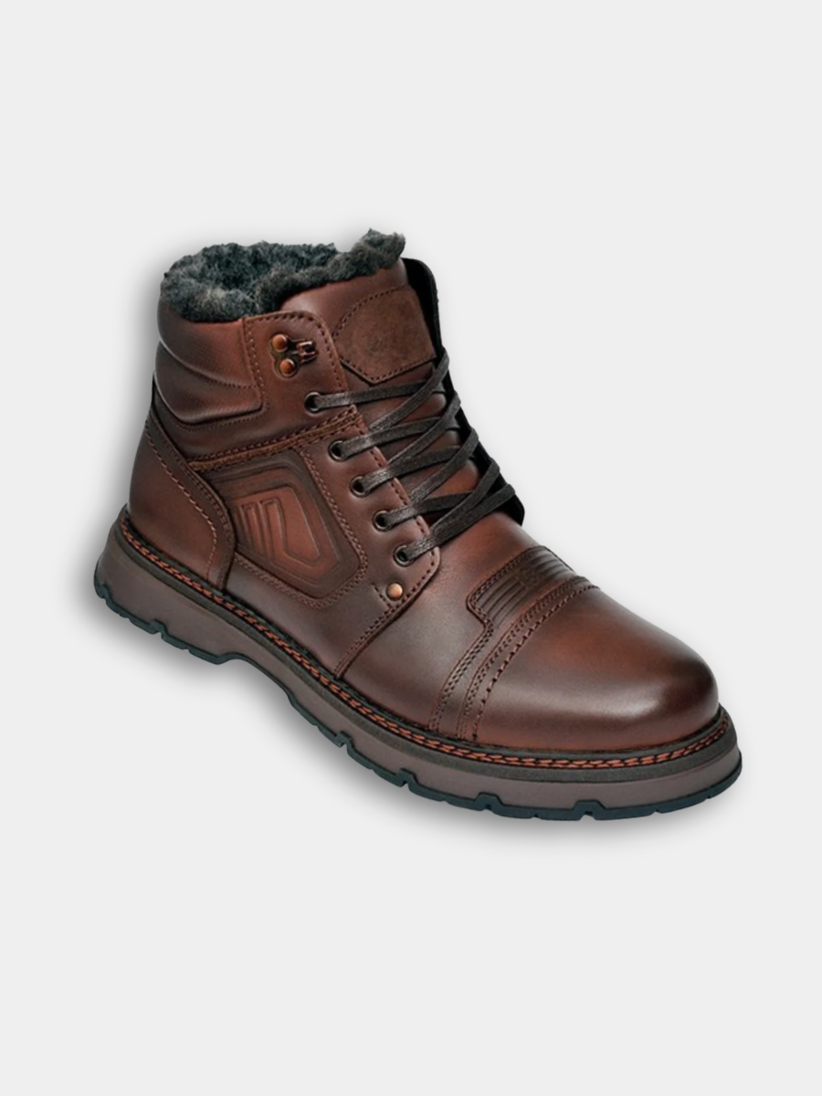 Men's Leather Orthopedic Boots for Ultimate Comfort