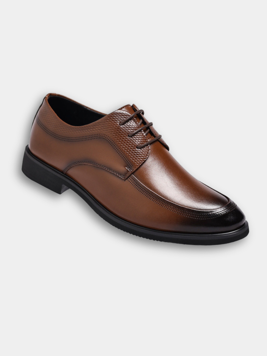 Shiny Leather Oxford Shoes
