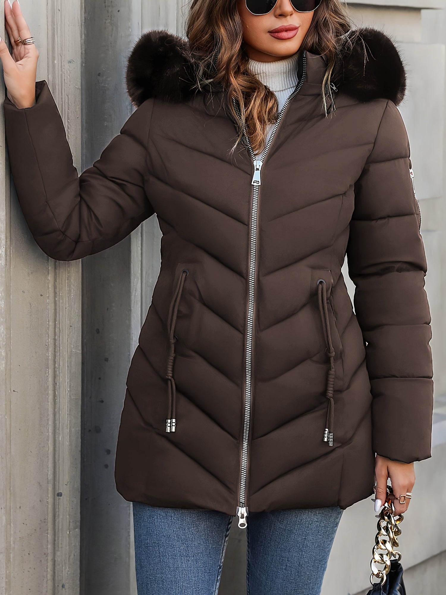 Florence | Premium Faux-Fur Hood Puffer Coat
