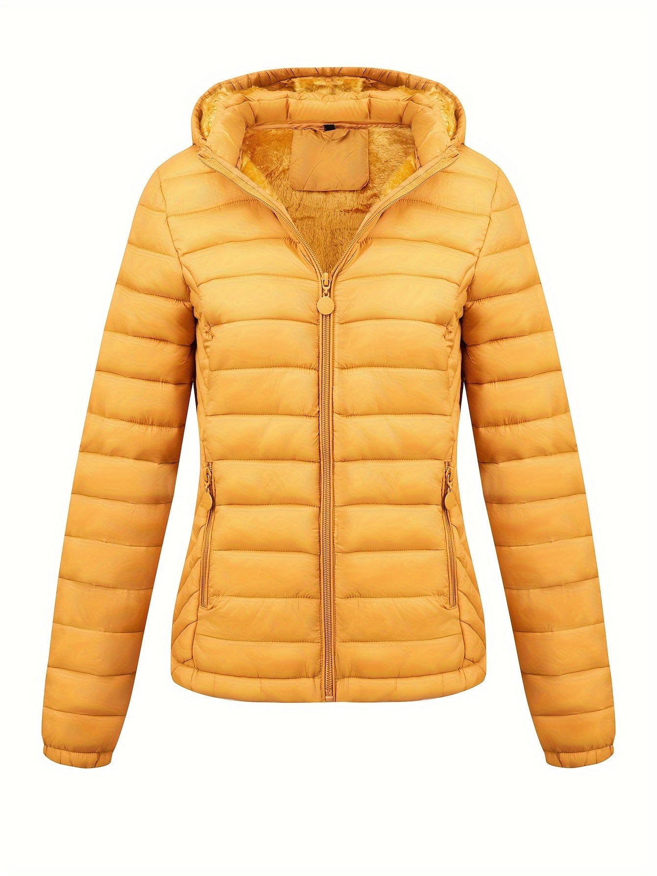 Isla | Hooded Fleece-Lined Puffer Jacket