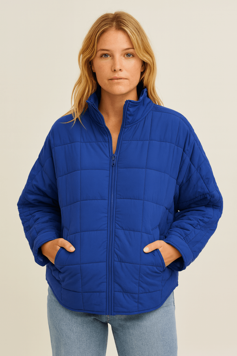 April – Giacca Piumino Compatta Leggera Con Zip - Montaracrest