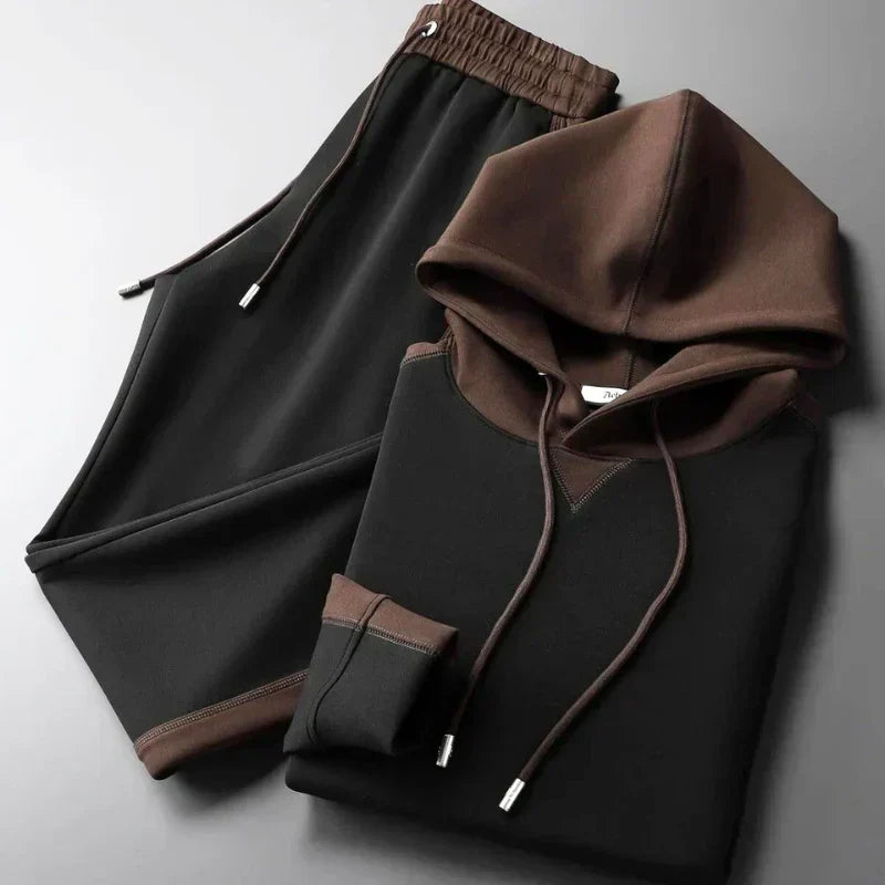 Two-Tone Hoodie Set