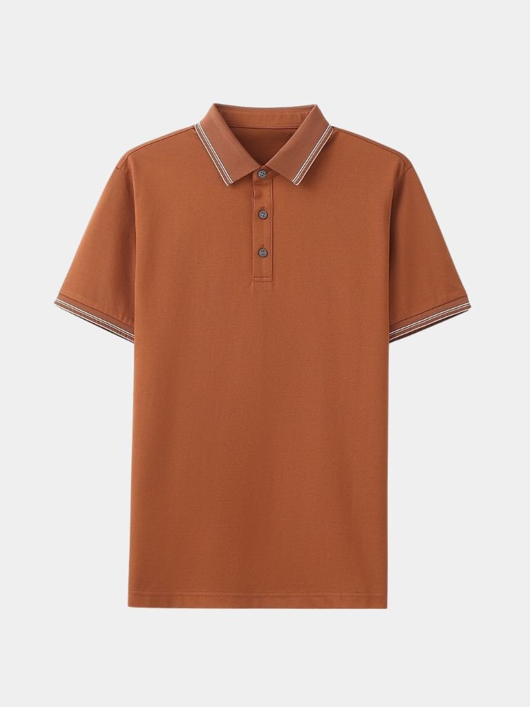 Montaracrest Polo Classica Azure in classic blue with a cross crown logo, featuring a collared design and short sleeves.