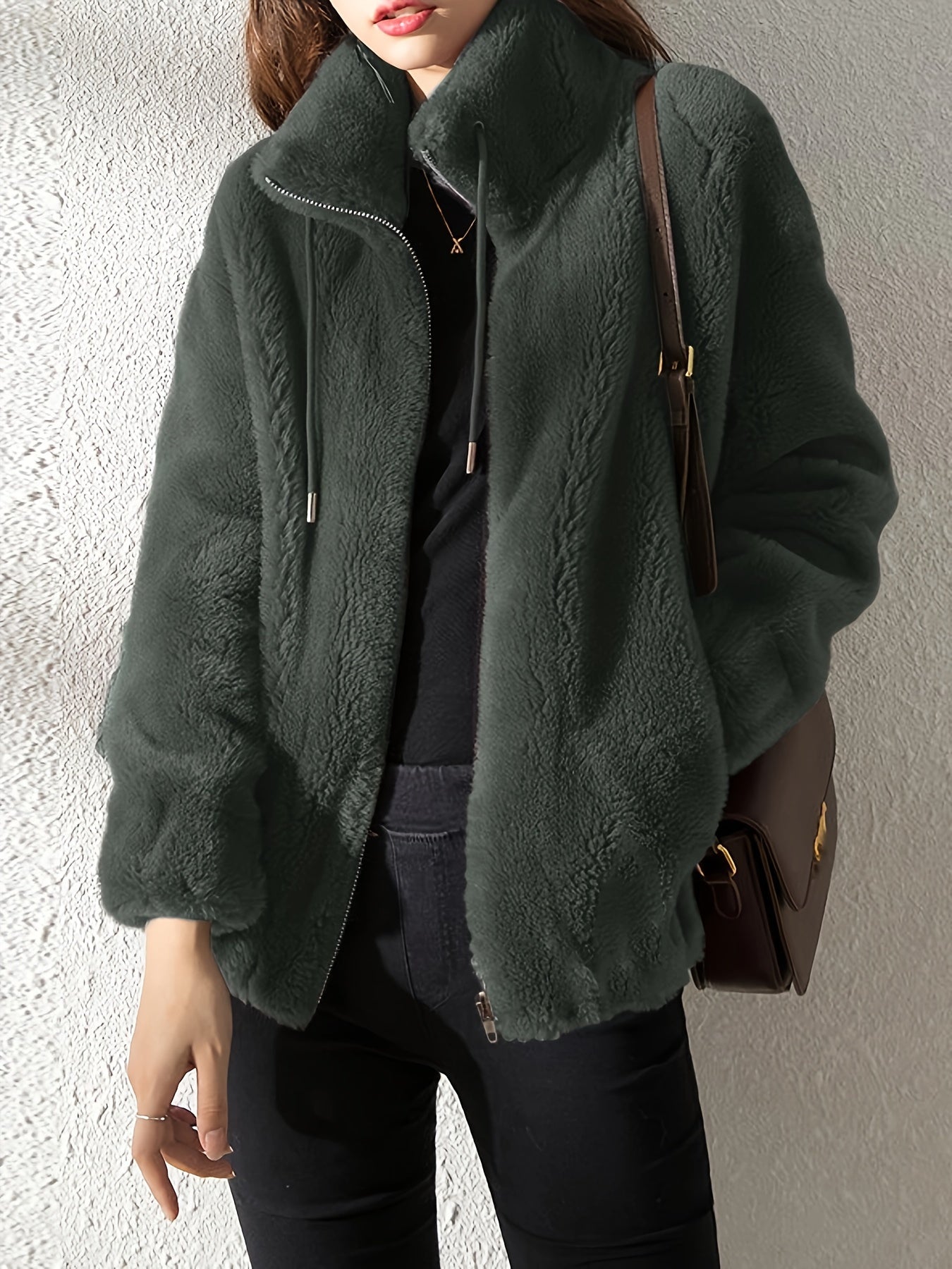Beatrice | Cozy Teddy Fleece Zip Jacket