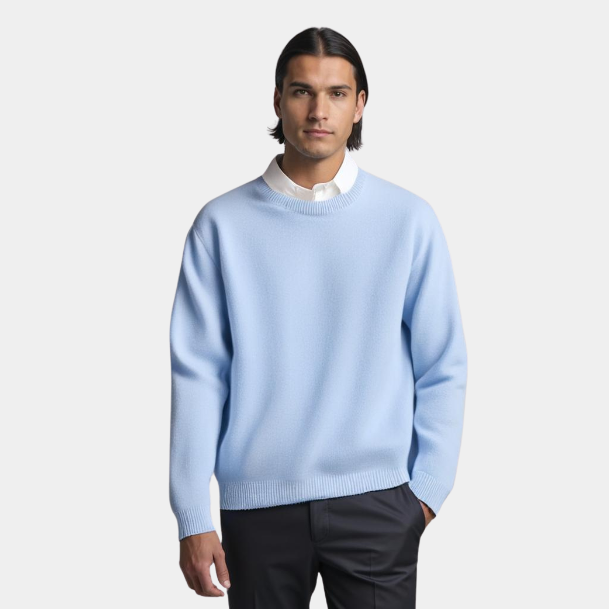 Luxury Men's Sweater - Timeless Elegance - Montaracrest