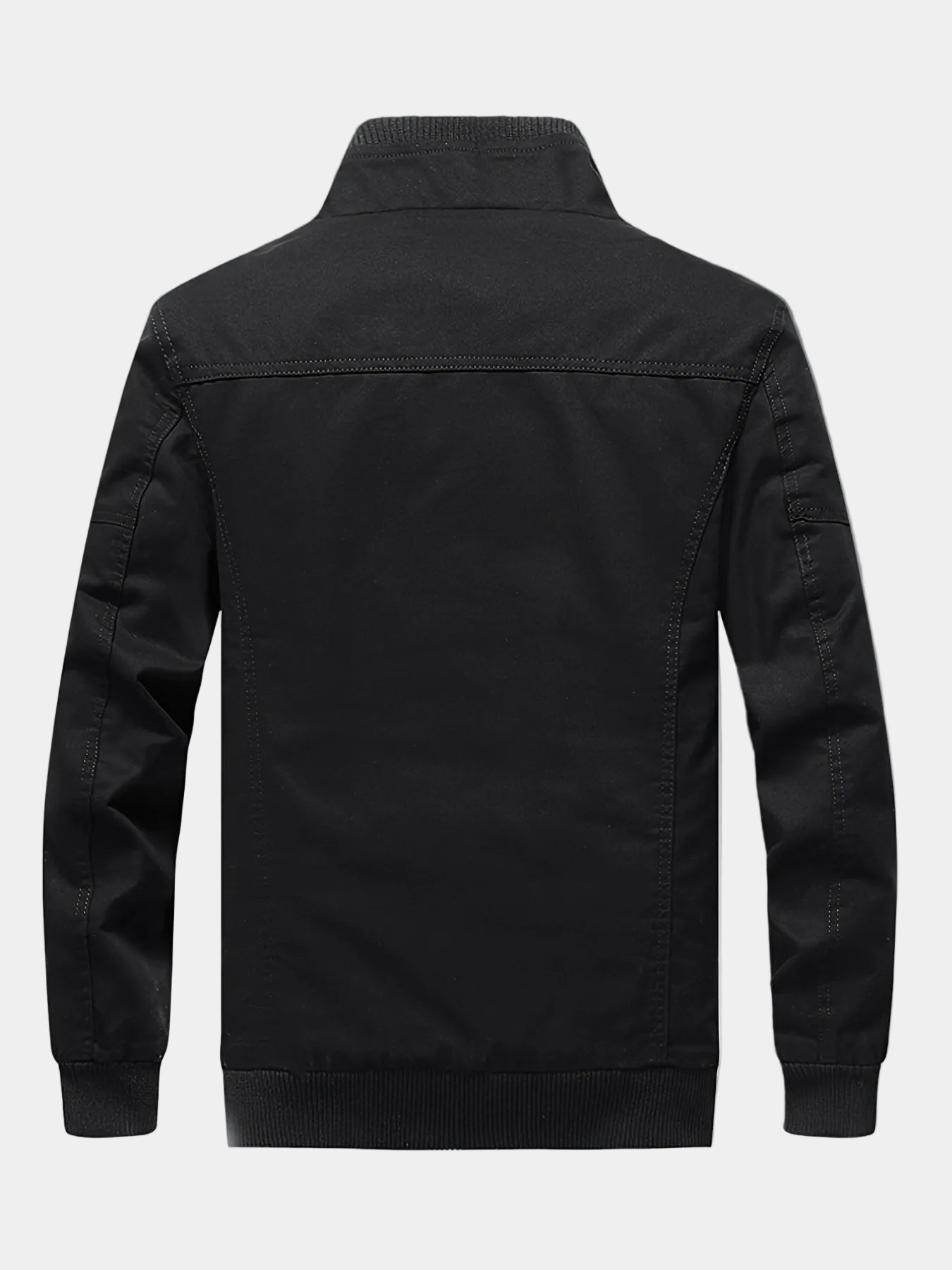 Montaracrest L'Avventuroso cotton jacket in earthy tones with a casual fit, featuring a front zipper and adjustable cuffs.