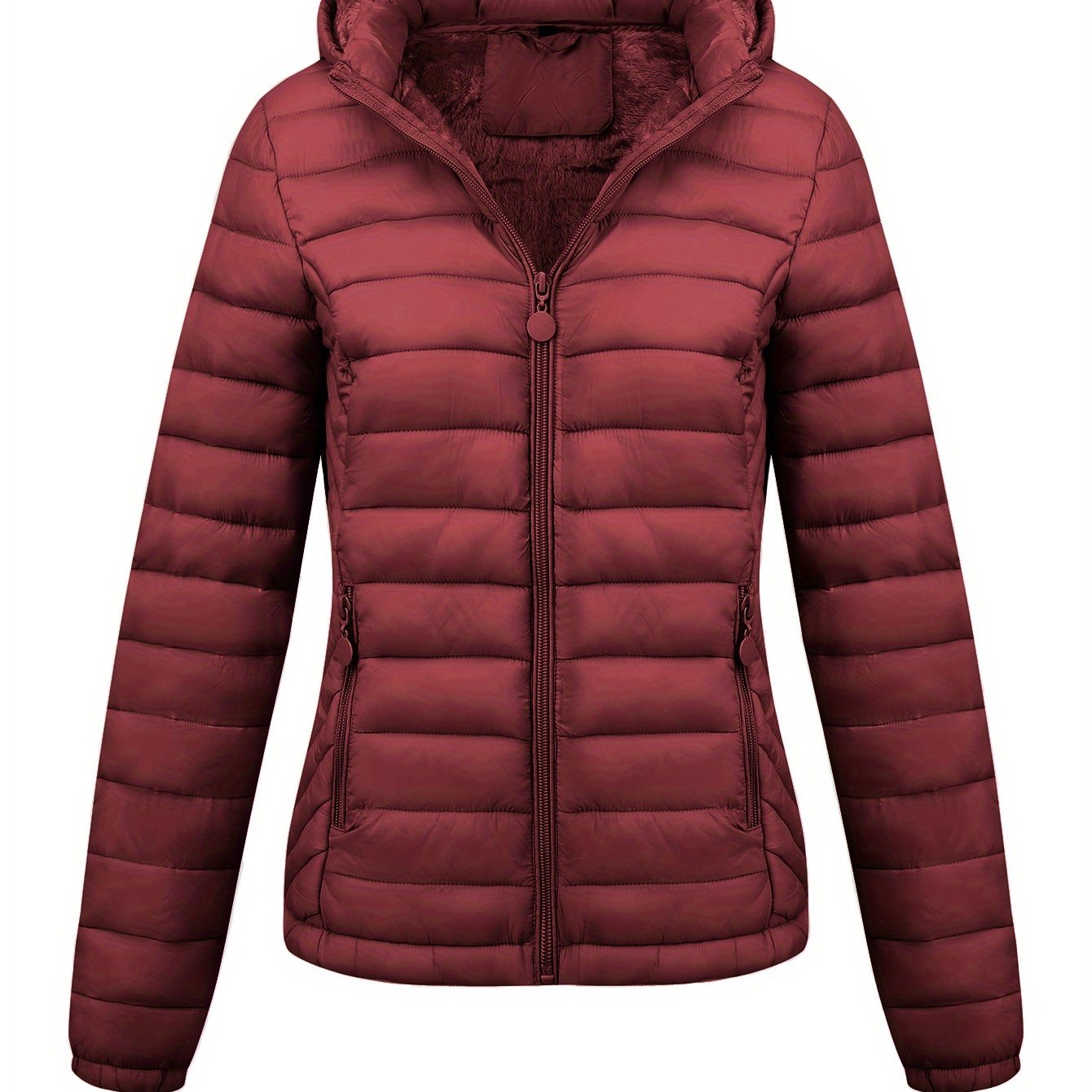 Isla | Hooded Fleece-Lined Puffer Jacket