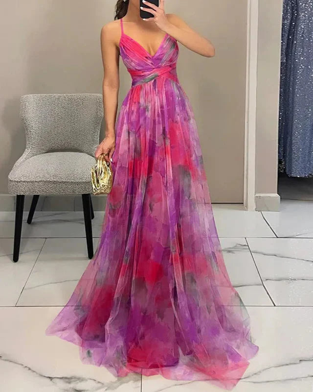 Celeste™ luminous dress from Montaracrest featuring flowing fabric and ethereal design, perfect for elegant occasions.