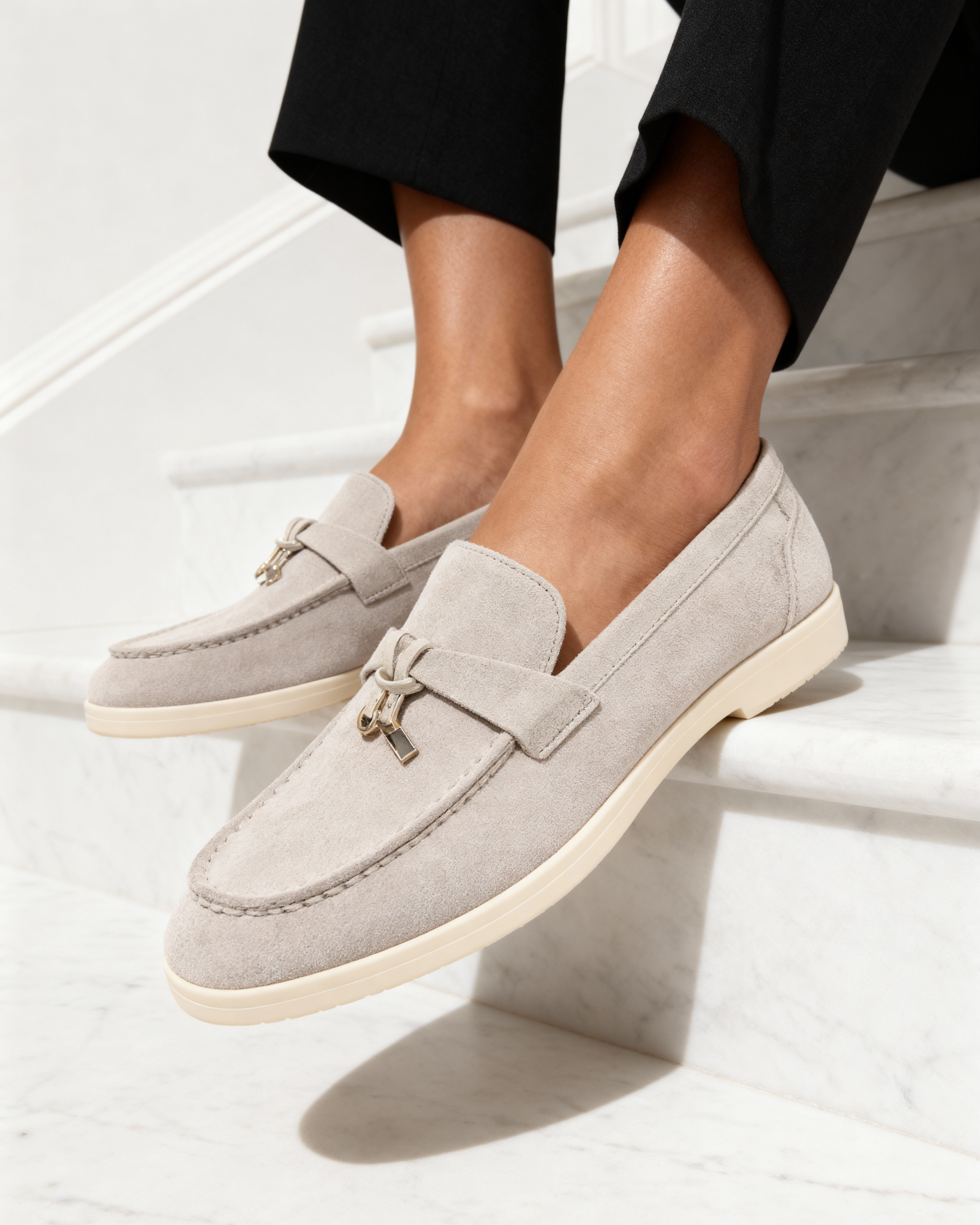 Women's Old Money Suede Loafers