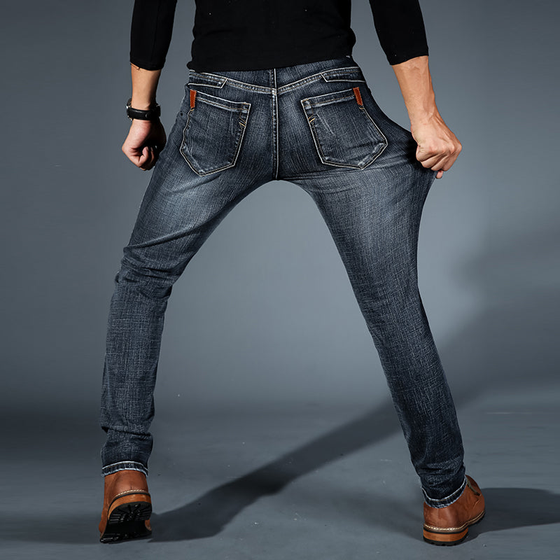 Turin | Flexible Stretch Denim Trousers