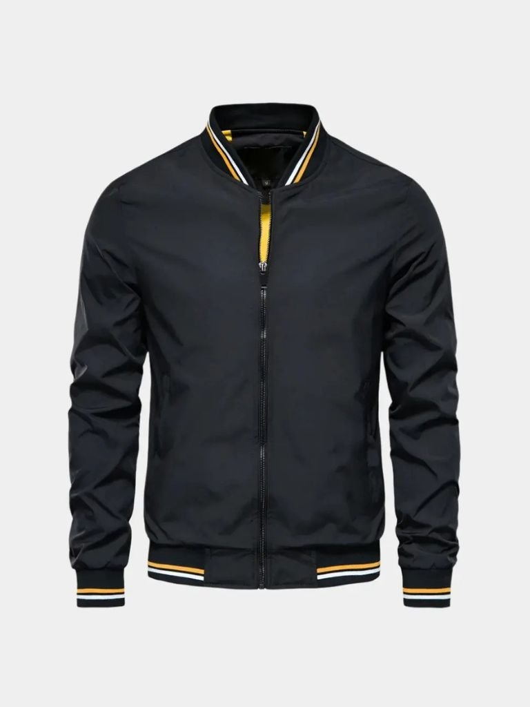 Montaracrest casual bomber jacket, stylish men's jas with a cross crown design, featuring a modern and relaxed fit.