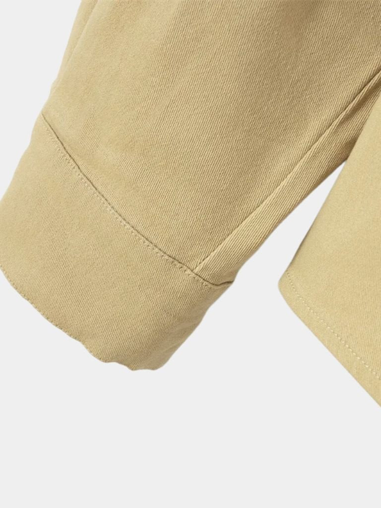 Modern casual men's shirt by Montaracrest featuring a stylish cross crown design, perfect for everyday wear.