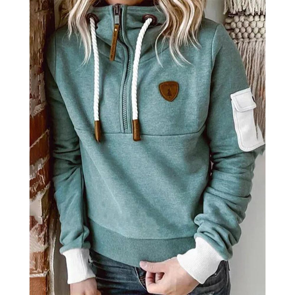 Chantal | Maglione mezza zip caldo e raffinato - Montaracrest