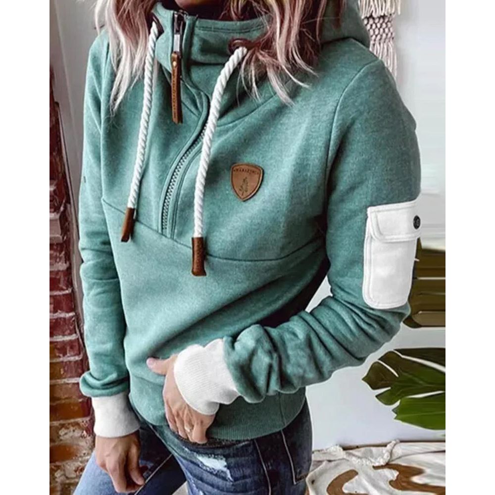 Chantal | Maglione mezza zip caldo e raffinato - Montaracrest