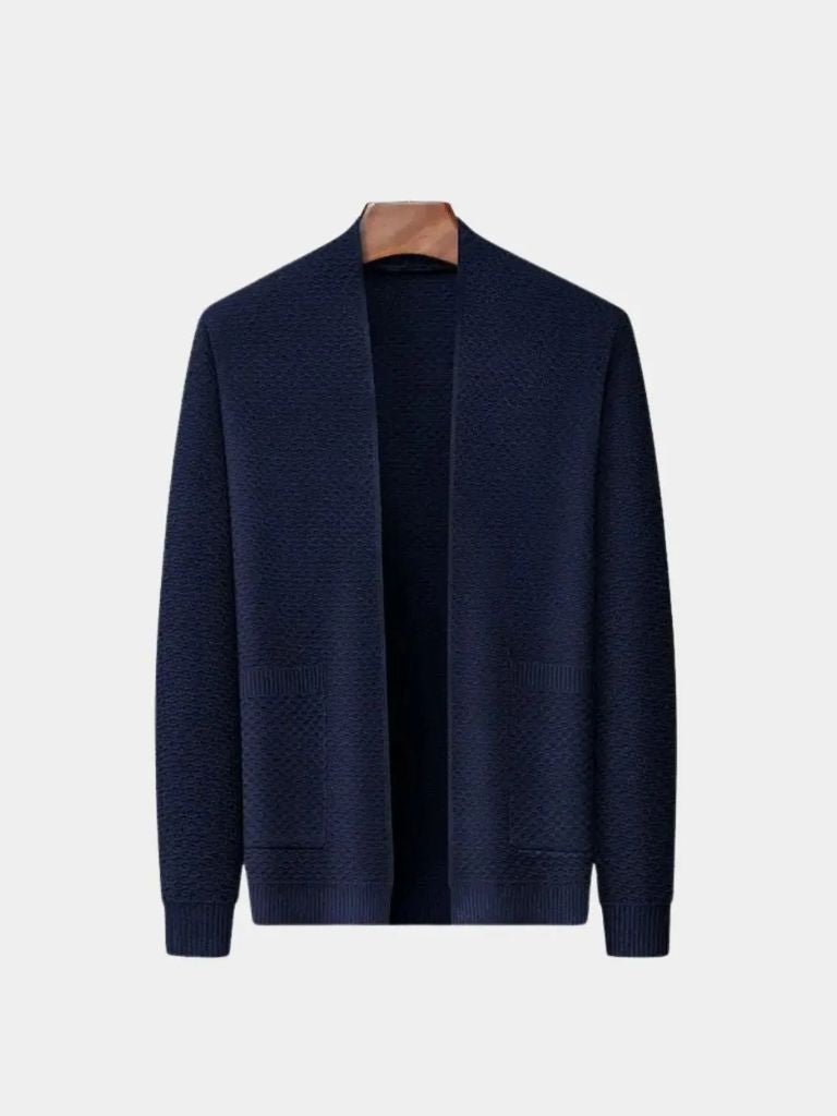Montaracrest classic jacquard blazer with intricate cross crown pattern, stylish formal jacket for men.