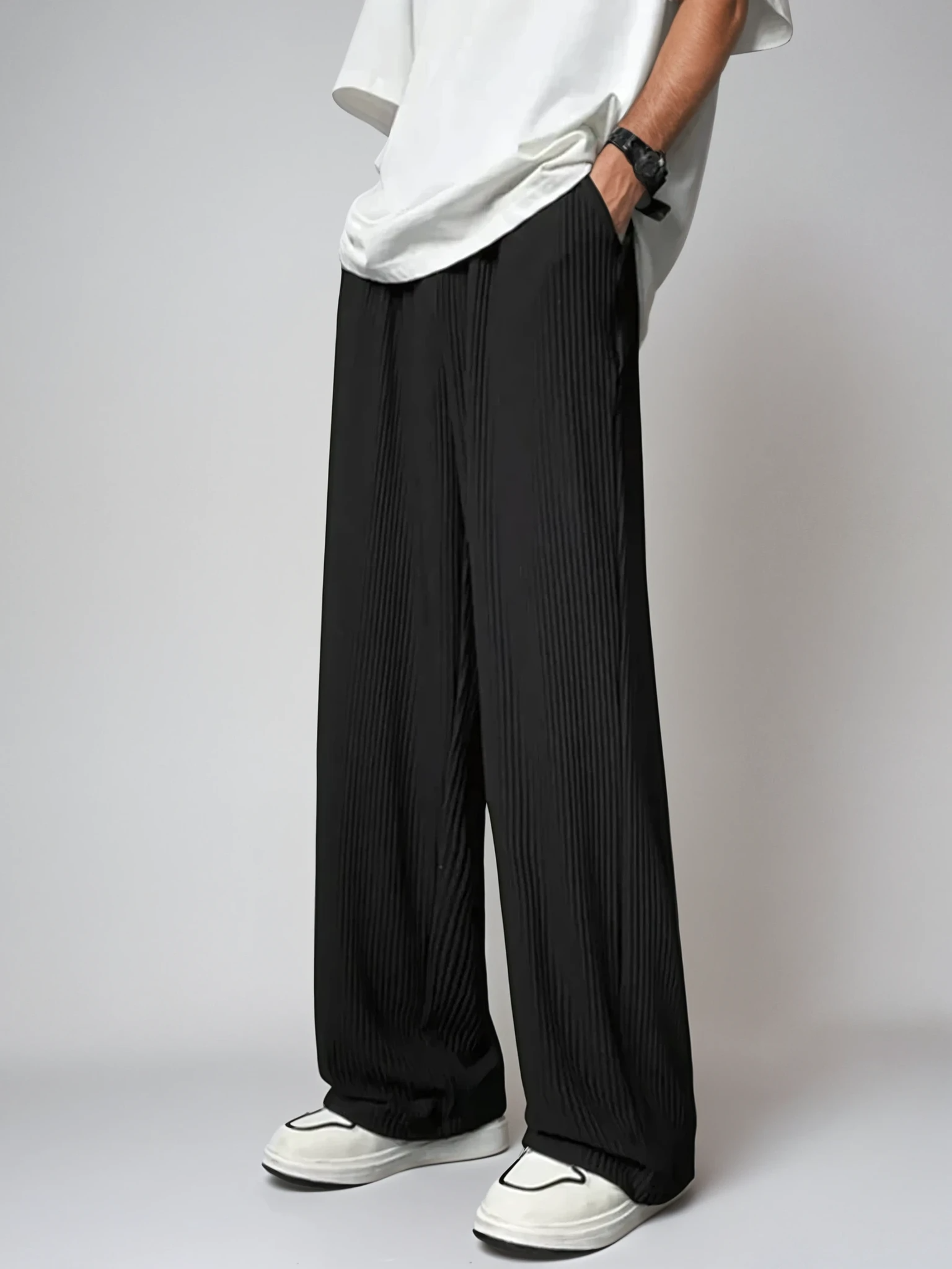 Theo | Everyday Textured Trousers