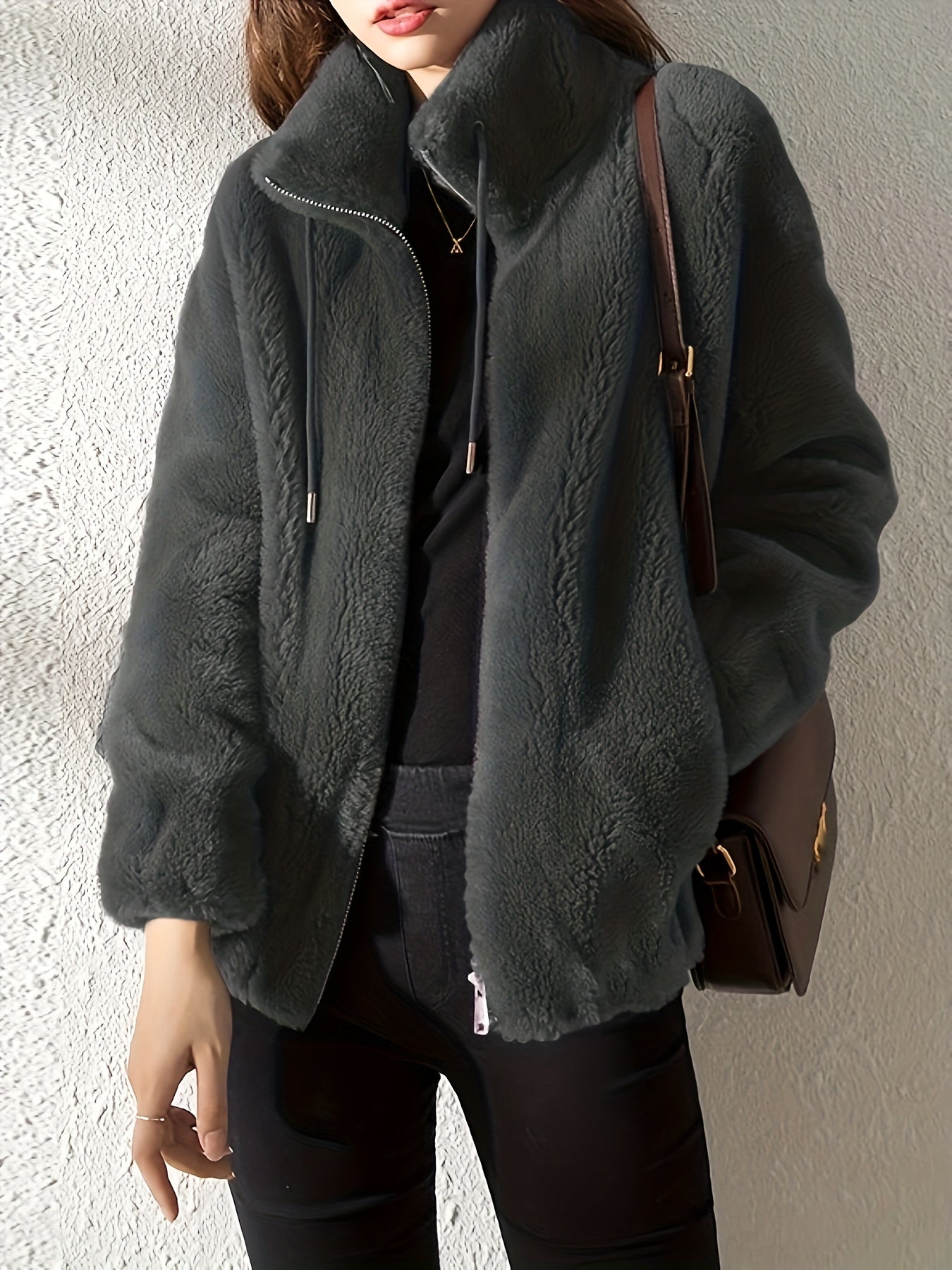 Beatrice | Cozy Teddy Fleece Zip Jacket